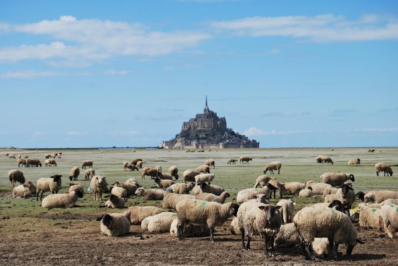 B&B Le Mesnil Saint-Senier-sous-Avranches ภายนอก รูปภาพ